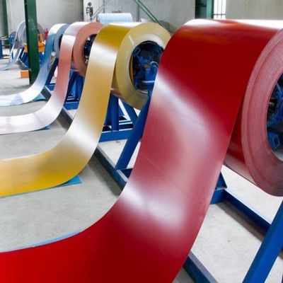 High Yield Strength Color Coated Steel Coil With Elongation ≥22% And Yield Strength ≥265Mpa